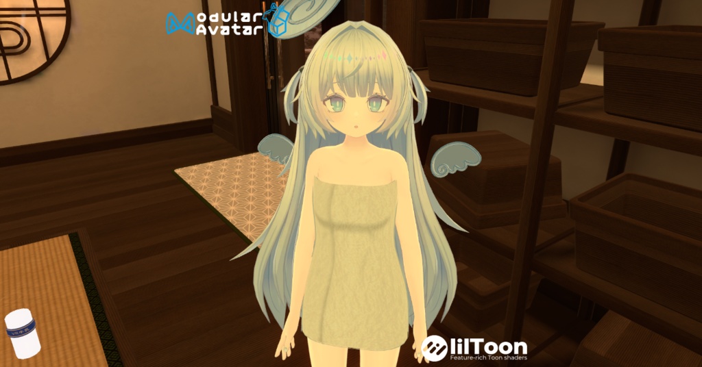 あのめあちゃん用バスタオル