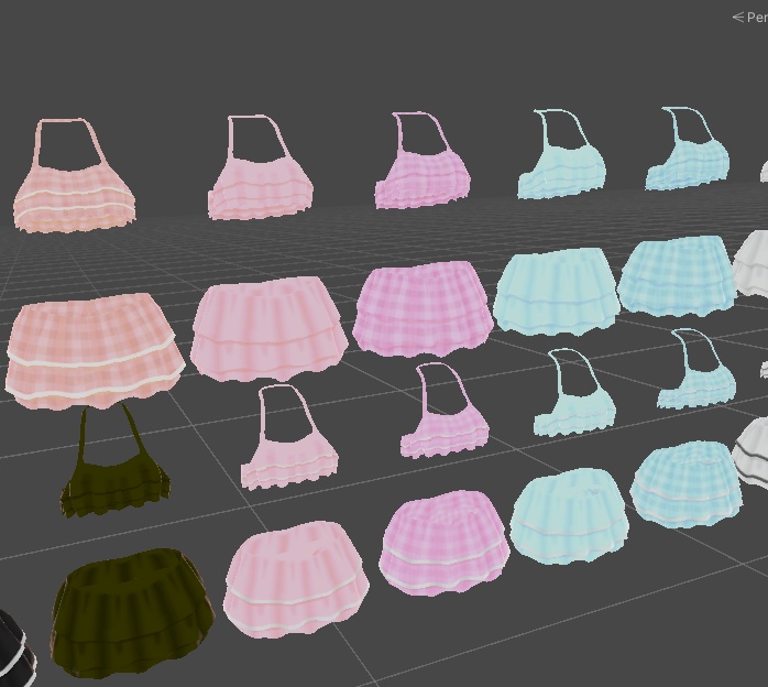 【あのめあ&ミルフィ用】フリルな感じの水着