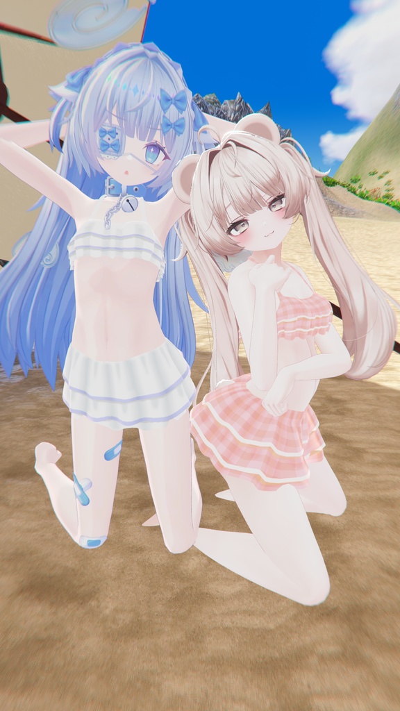 【あのめあ&ミルフィ用】フリルな感じの水着