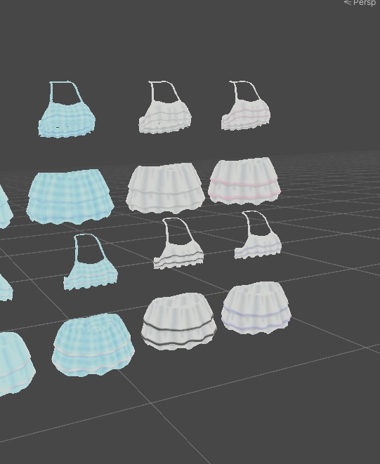 【あのめあ&ミルフィ用】フリルな感じの水着