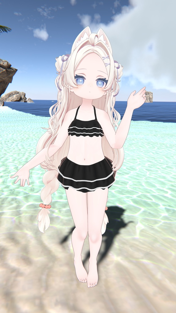【ぽわり対応しました】フリルな感じの水着