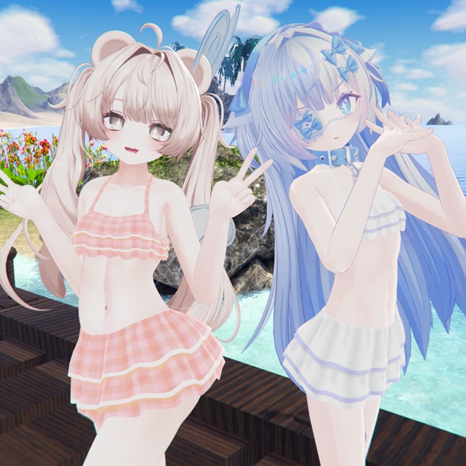 【あのめあ&ミルフィ用】フリルな感じの水着