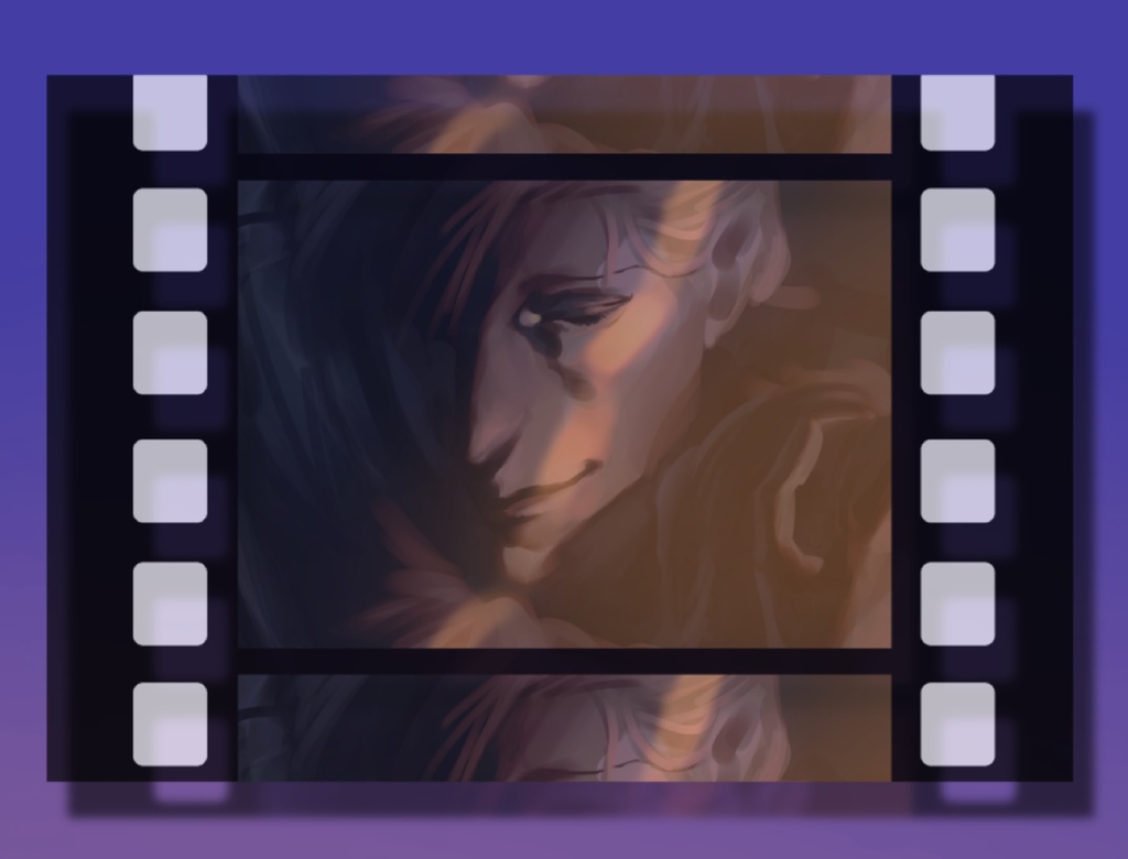 フィルム風　クリアポストカード