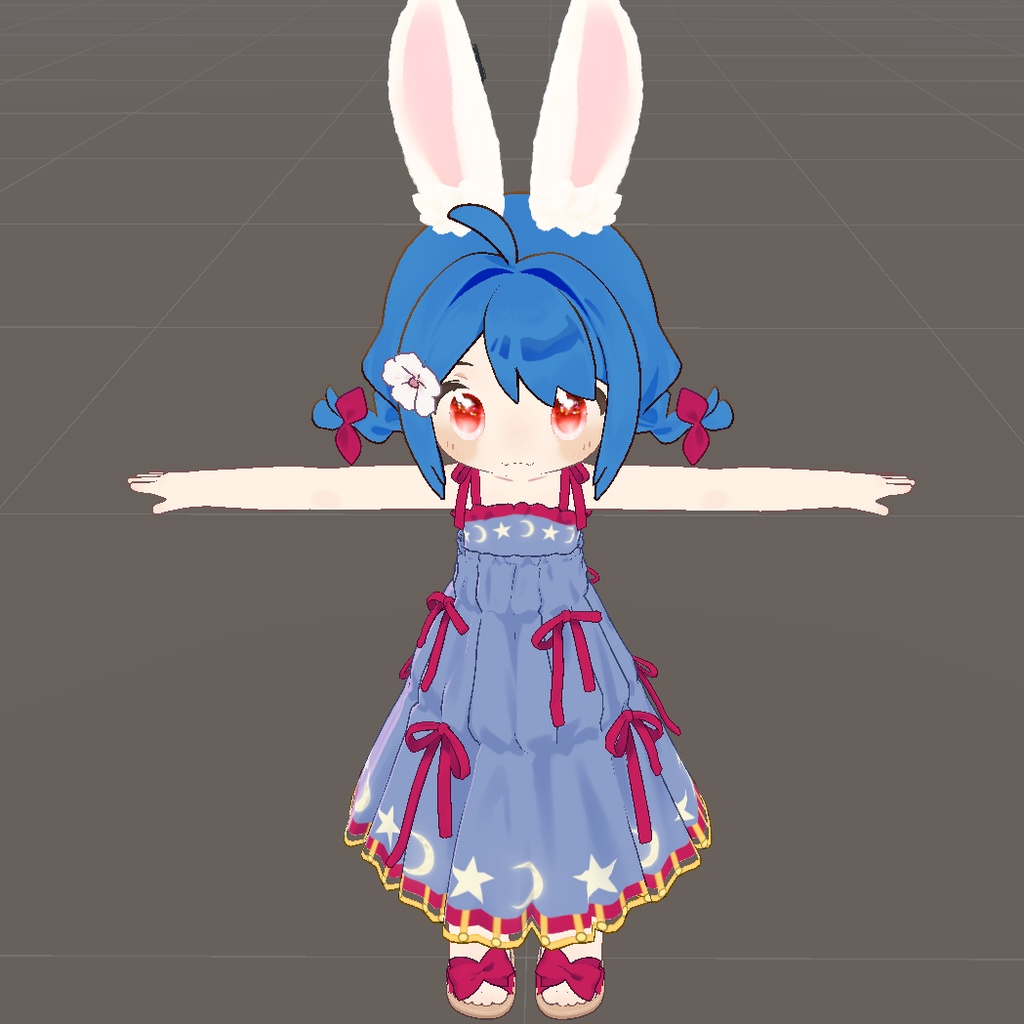 【清蘭cosplay テクスチャ】まめふれんず対応パッチワークワンピース＆みつあみヘア用