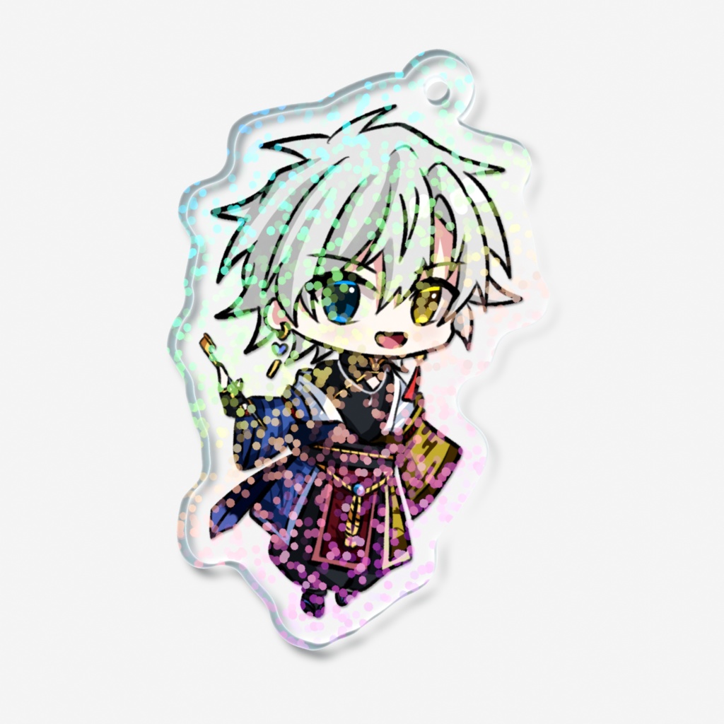 中華パロ/アクリルキーホルダー(ホログラムタイプ)