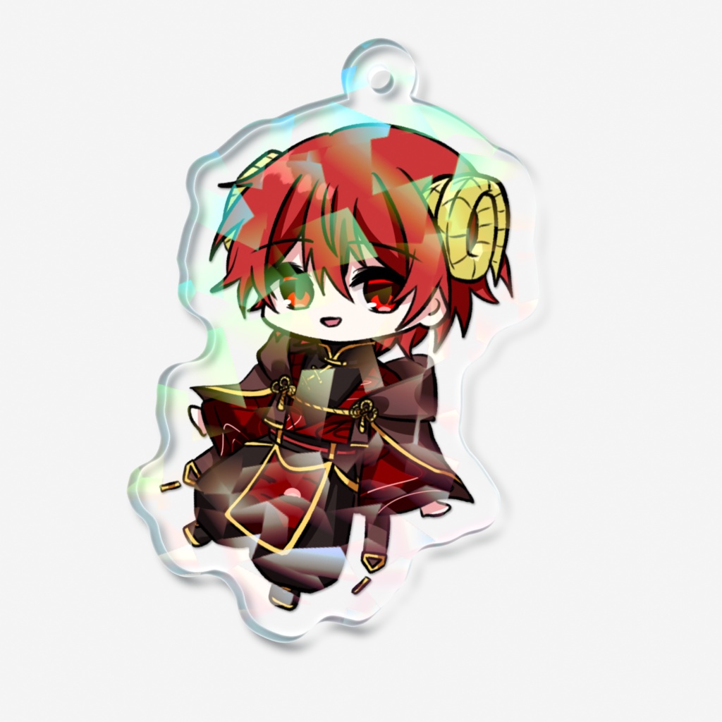 中華パロ/アクリルキーホルダー(ホログラムタイプ)