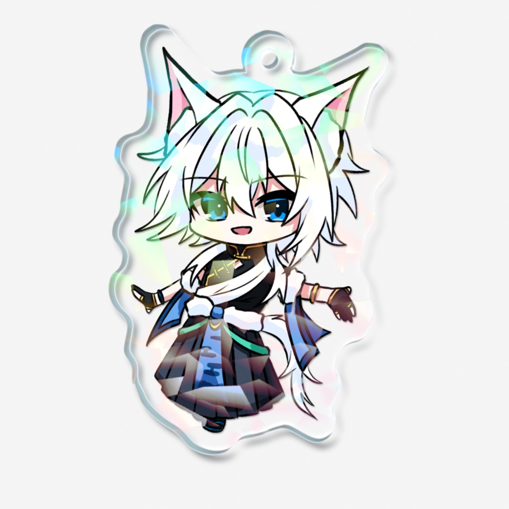 中華パロ/アクリルキーホルダー(ホログラムタイプ)