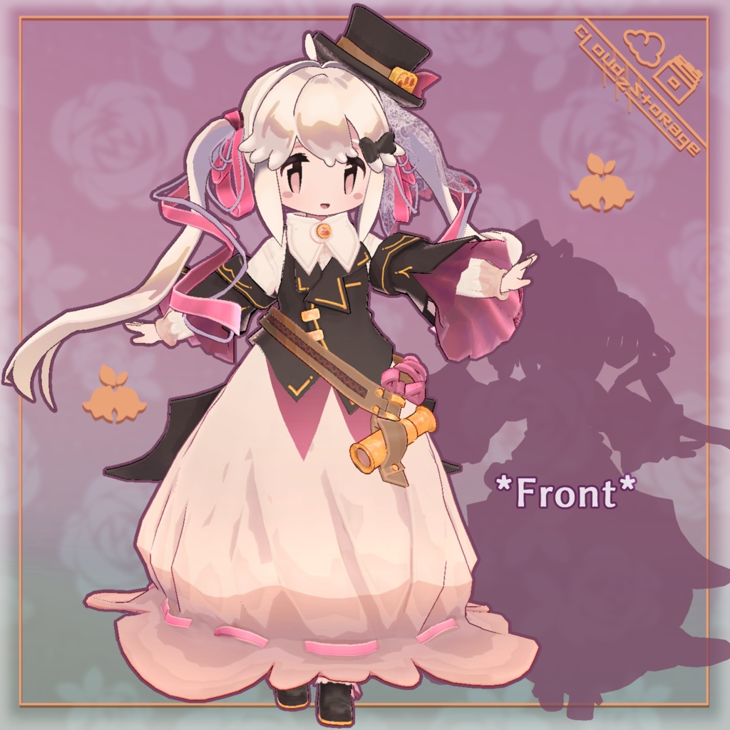 すずはなさんの旅ドレス/VRChat想定 専用衣装