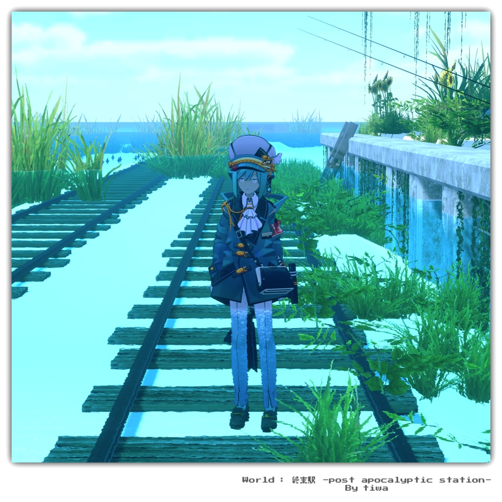 ターコイズ氏💠TurQuoise/オリジナル3Dモデル #CloudzLog