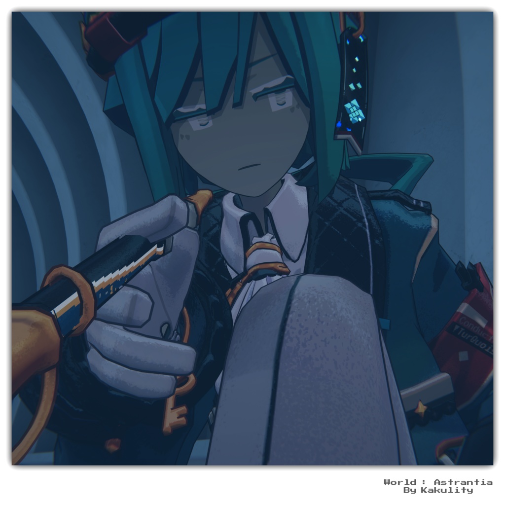 ターコイズ氏💠TurQuoise/オリジナル3Dモデル #CloudzLog