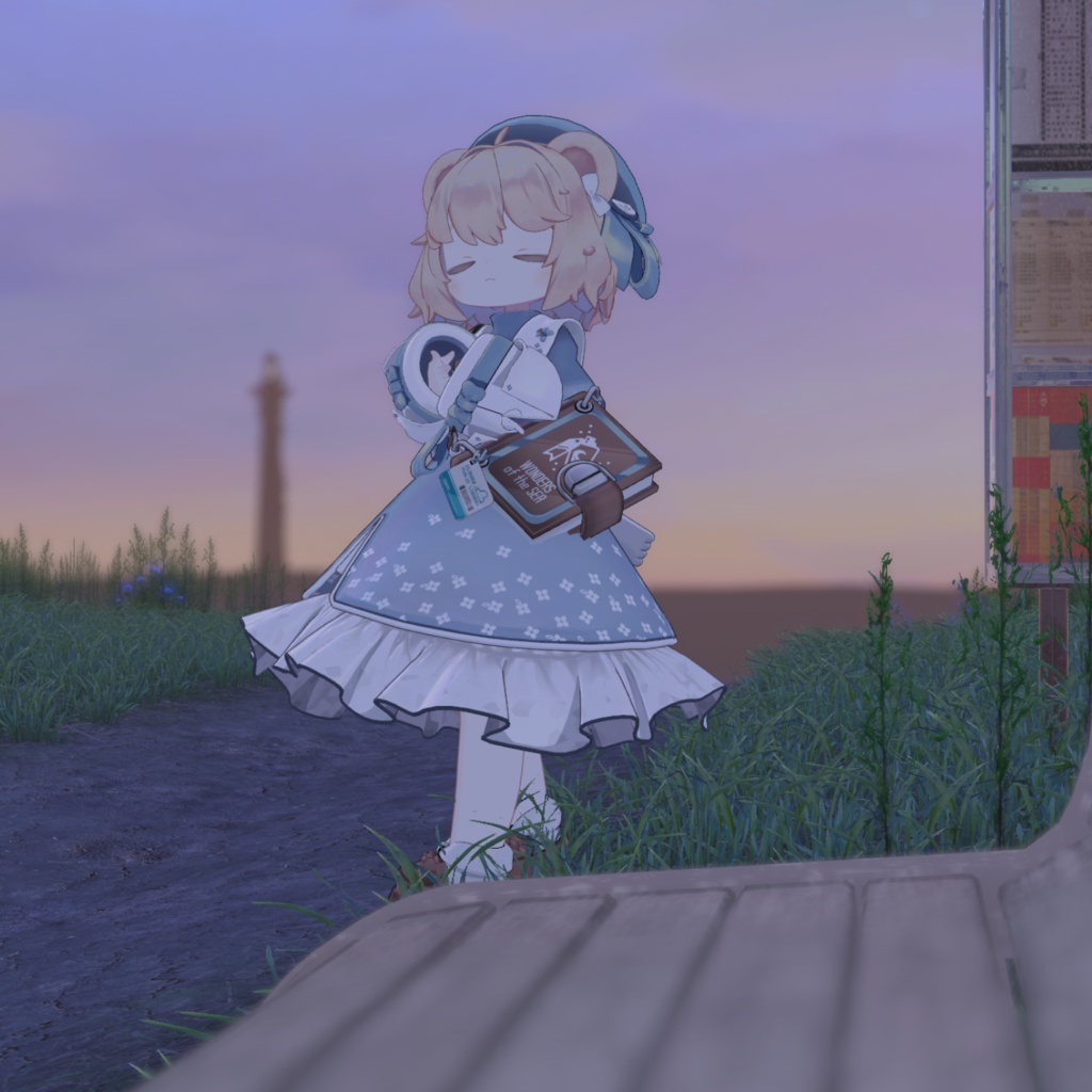 ライブラリガーデン/VRChat想定3D衣装