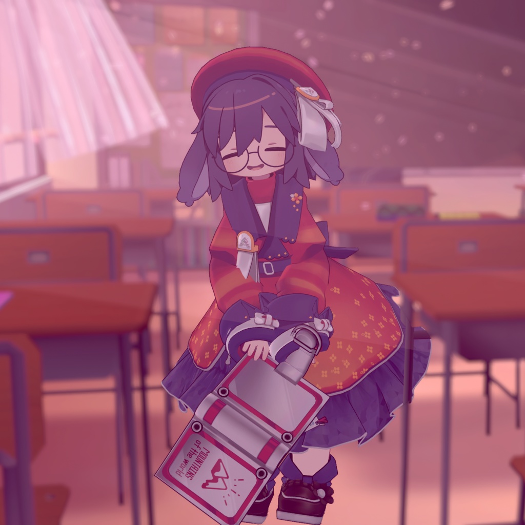 ライブラリガーデン/VRChat想定3D衣装