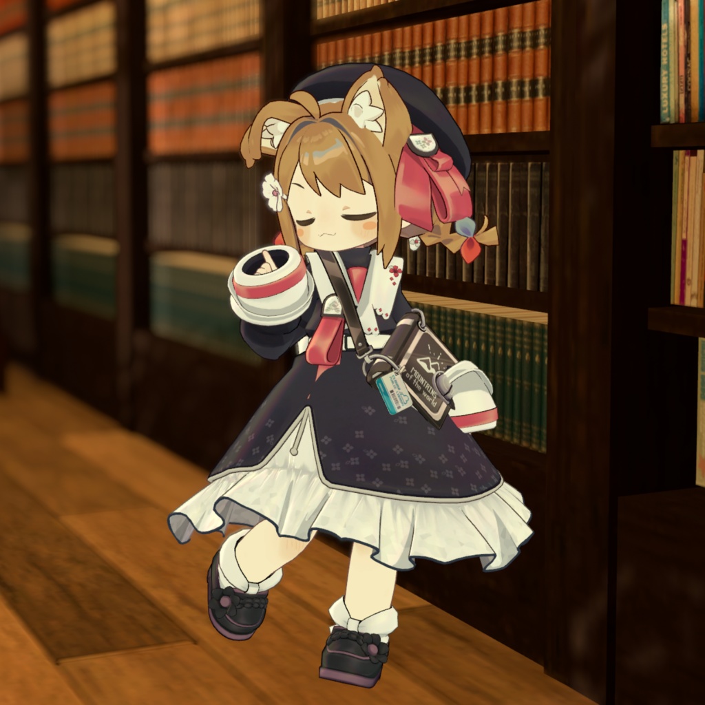 ライブラリガーデン/VRChat想定3D衣装