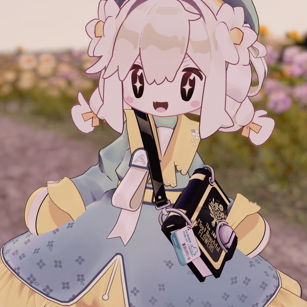 ライブラリガーデン/VRChat想定3D衣装