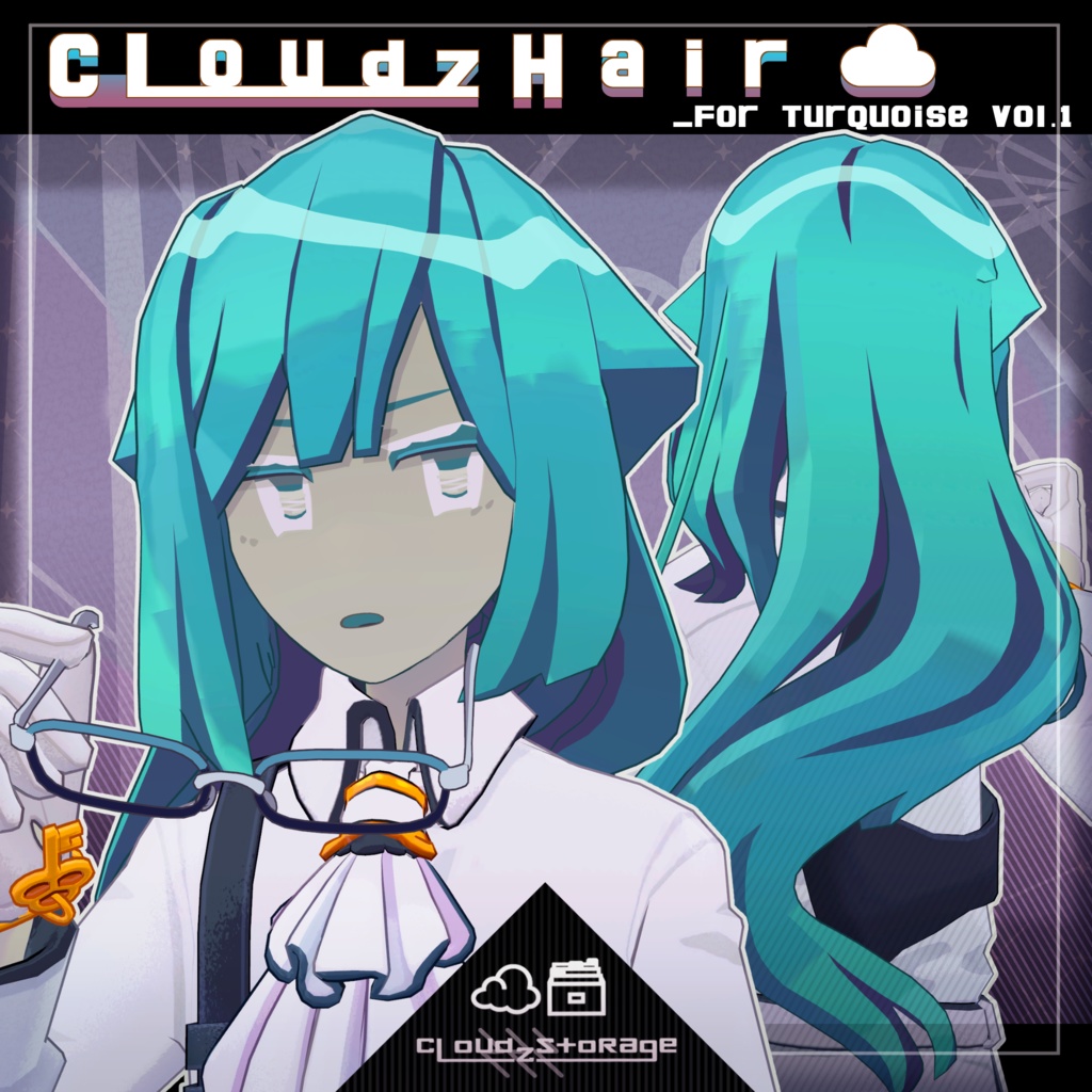 CloudzHair☁Vol1/3Dヘアモデル💠