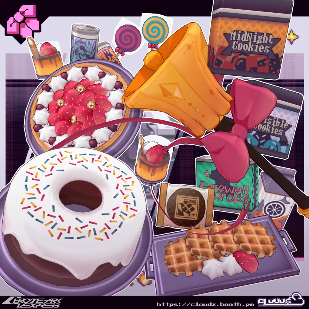 リディコート🎀LiddiCoat/オリジナル3Dモデル #CloudzLog