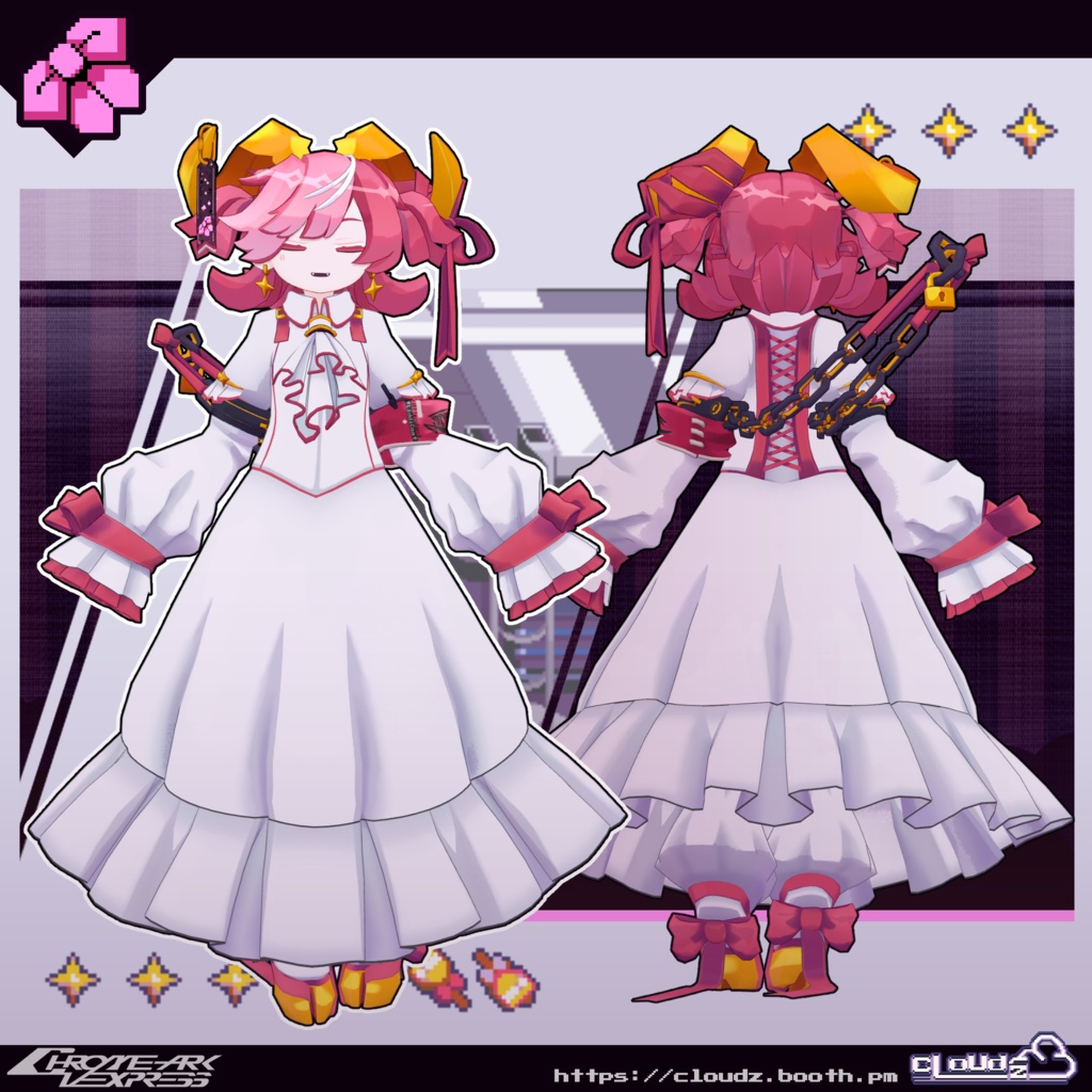 リディコート🎀LiddiCoat/オリジナル3Dモデル #CloudzLog