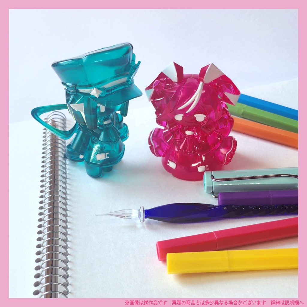 【ターコイズ氏💠リディコート🎀 】3Dプリントクリアフィギュア