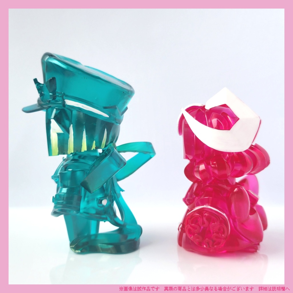 【ターコイズ氏💠リディコート🎀 】3Dプリントクリアフィギュア