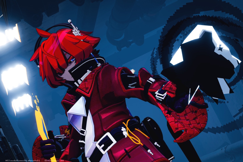 ラブラドール🌇LabradoLL/オリジナル3Dモデル #CloudzLog