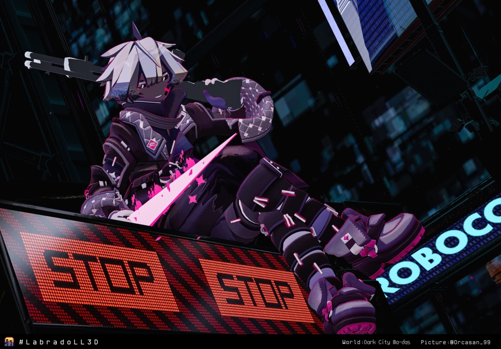 ラブラドール🌇LabradoLL/オリジナル3Dモデル #CloudzLog