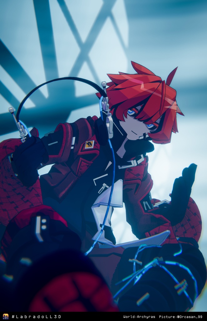 ラブラドール🌇LabradoLL/オリジナル3Dモデル #CloudzLog