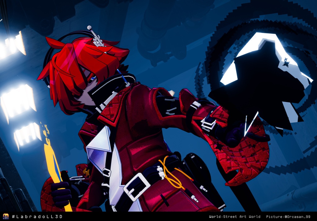 ラブラドール🌇LabradoLL/オリジナル3Dモデル #CloudzLog