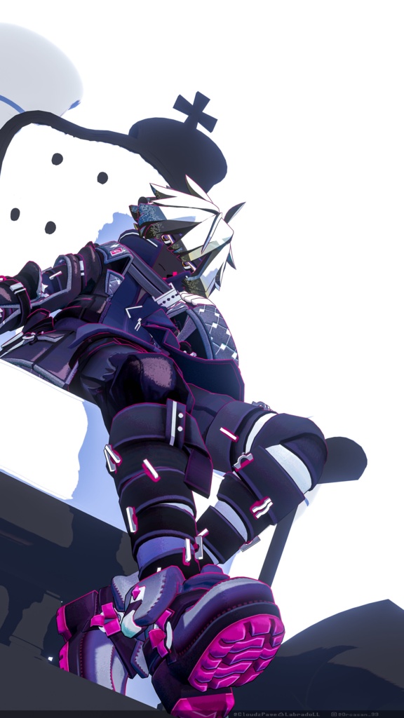 ラブラドール🌇LabradoLL/オリジナル3Dモデル #CloudzLog