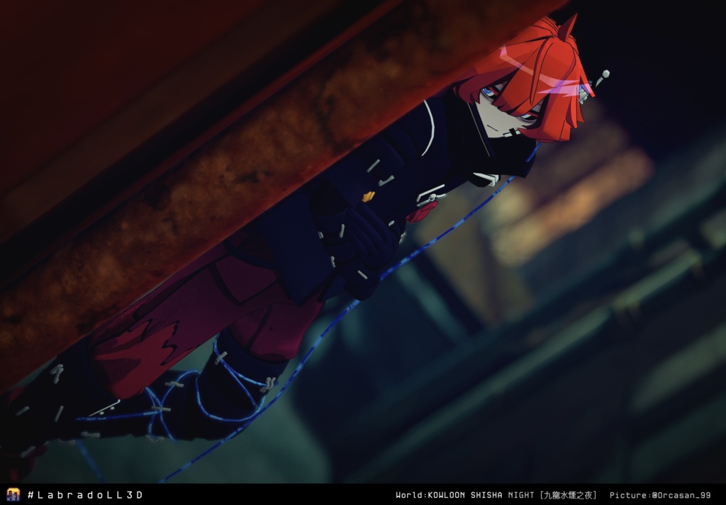 ラブラドール🌇LabradoLL/オリジナル3Dモデル #CloudzLog