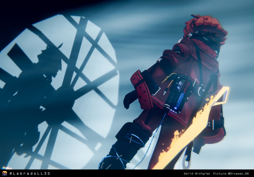 ラブラドール🌇LabradoLL/オリジナル3Dモデル #CloudzLog