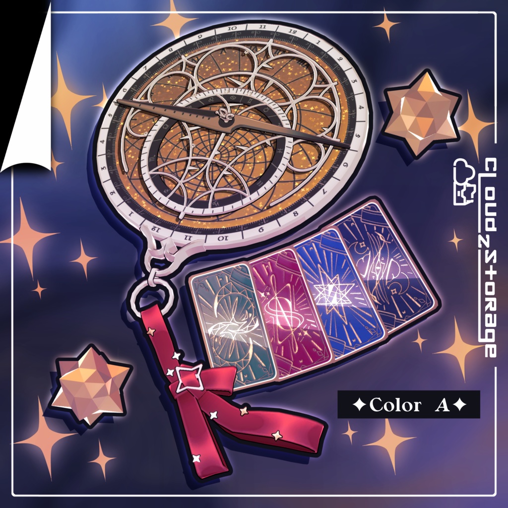アストロラーベ🧭ヘイロー AstrolabeHALO/3D装飾品【ParticleParty】