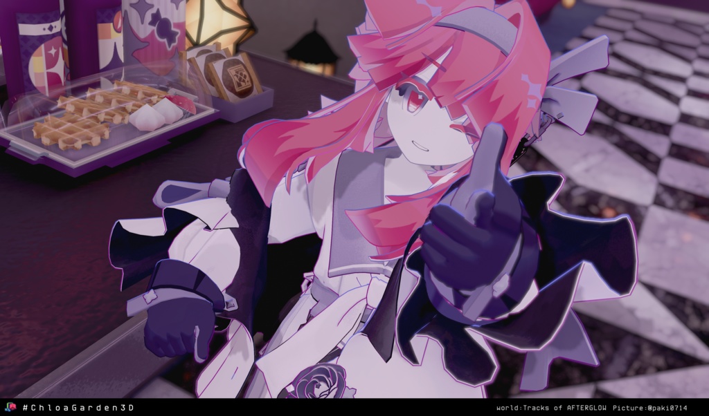 クロアガーデン🥀ChloaGarden/オリジナル3Dモデル #CloudzLog