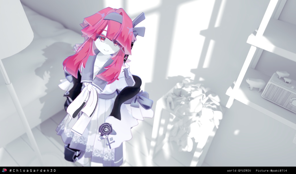 クロアガーデン🥀ChloaGarden/オリジナル3Dモデル #CloudzLog