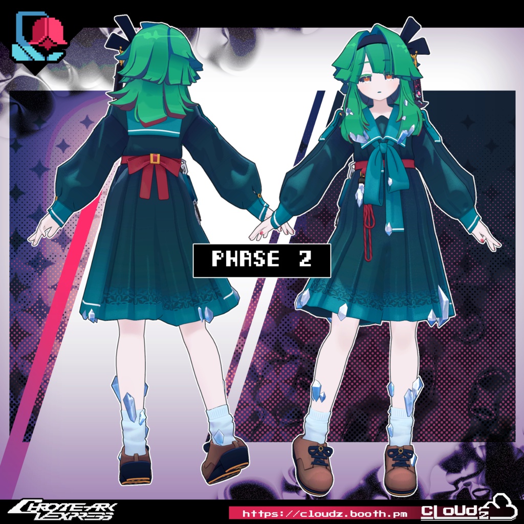 クロアガーデン🥀ChloaGarden/オリジナル3Dモデル #CloudzLog