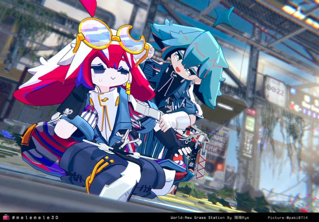 メレメレ🧰 #melemele3D /オリジナル3Dモデル