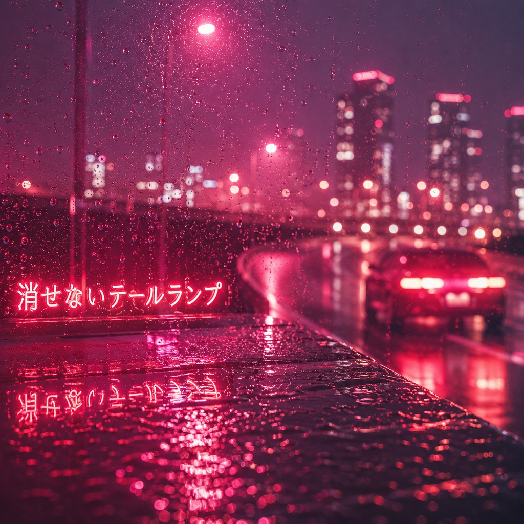 消せないテールランプ