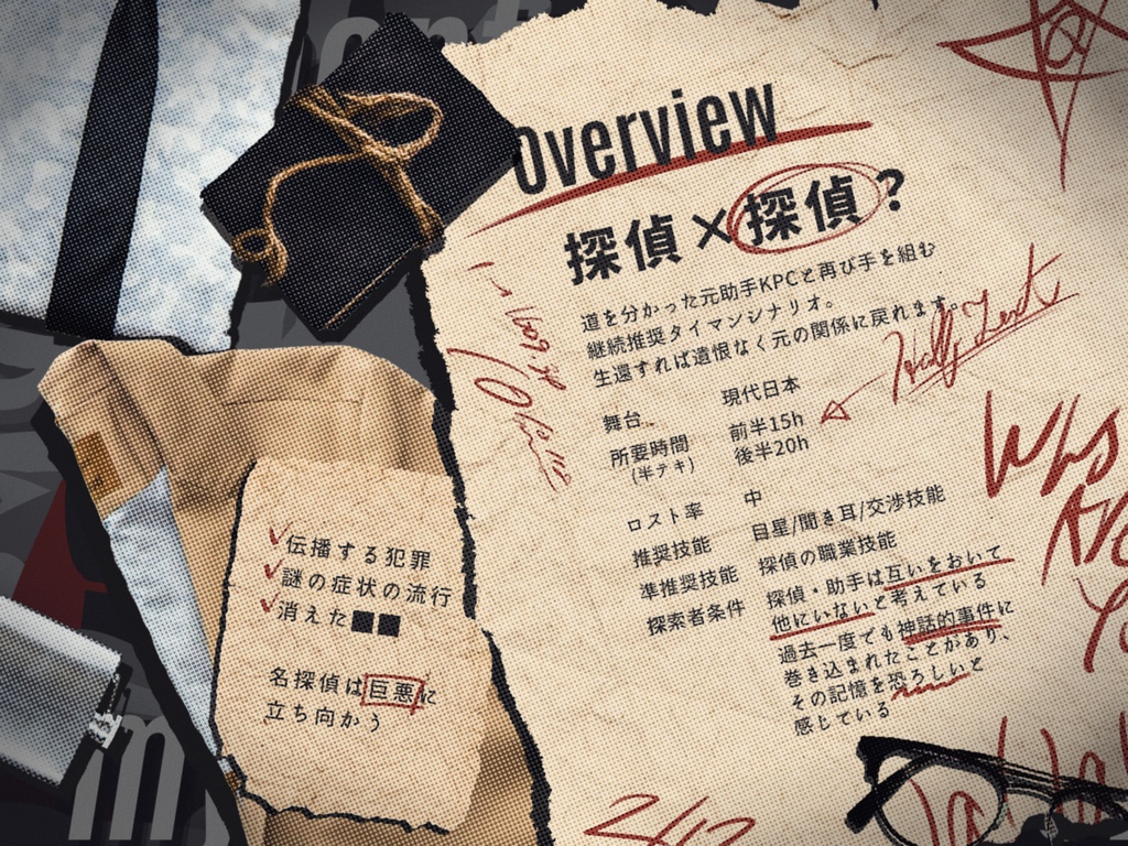 CoC6版シナリオ『Elementary, my dear Holmes.』SPLL:E198875