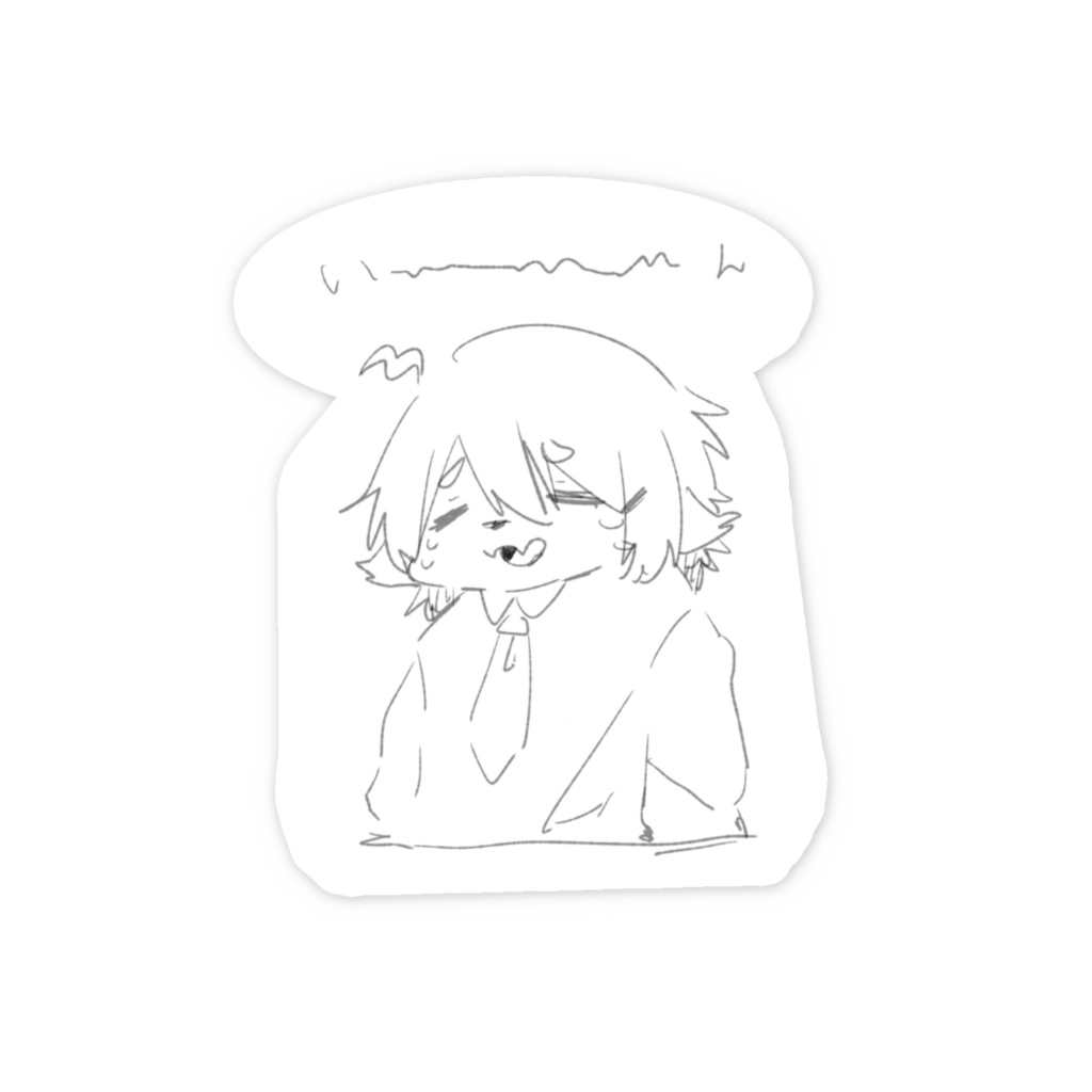 かなしみステッカー