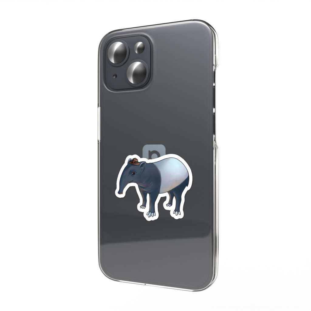 Malayan tapir Cassidy smartphone sticker