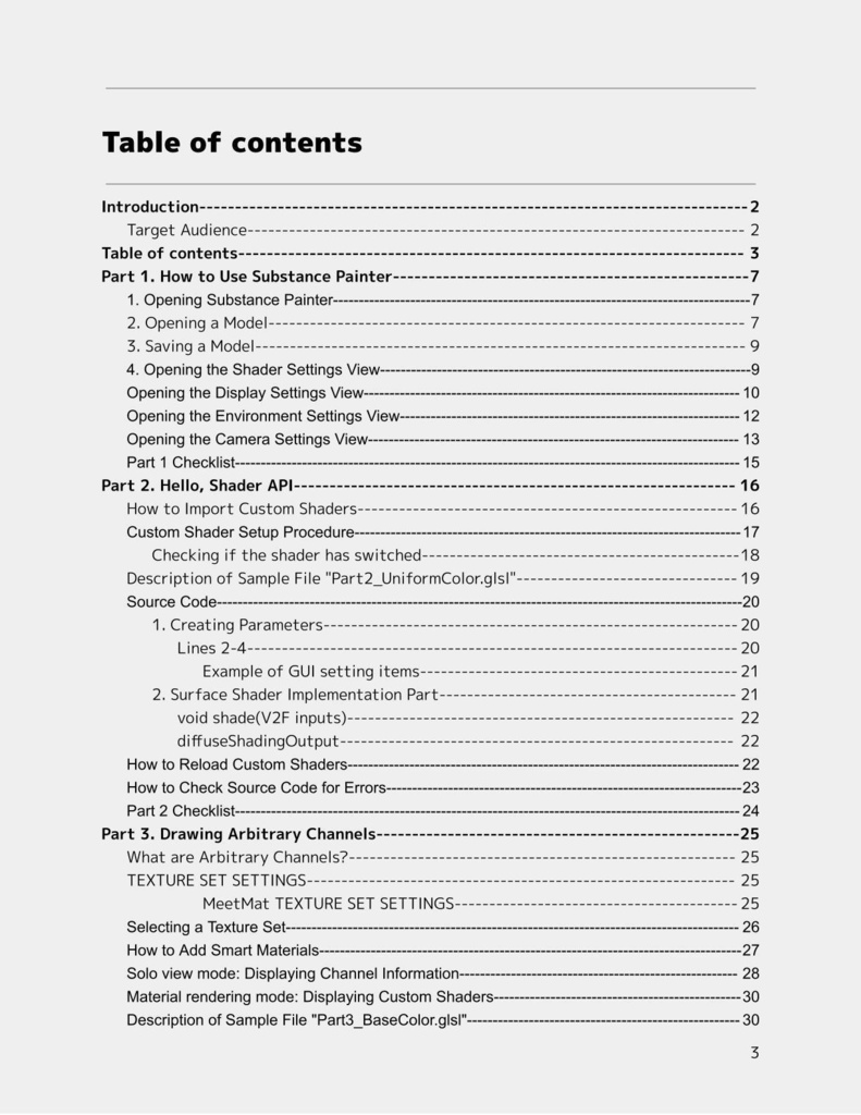 Adobe Substance 3D Painter GLSL SHADER API COOK BOOK(English Version)