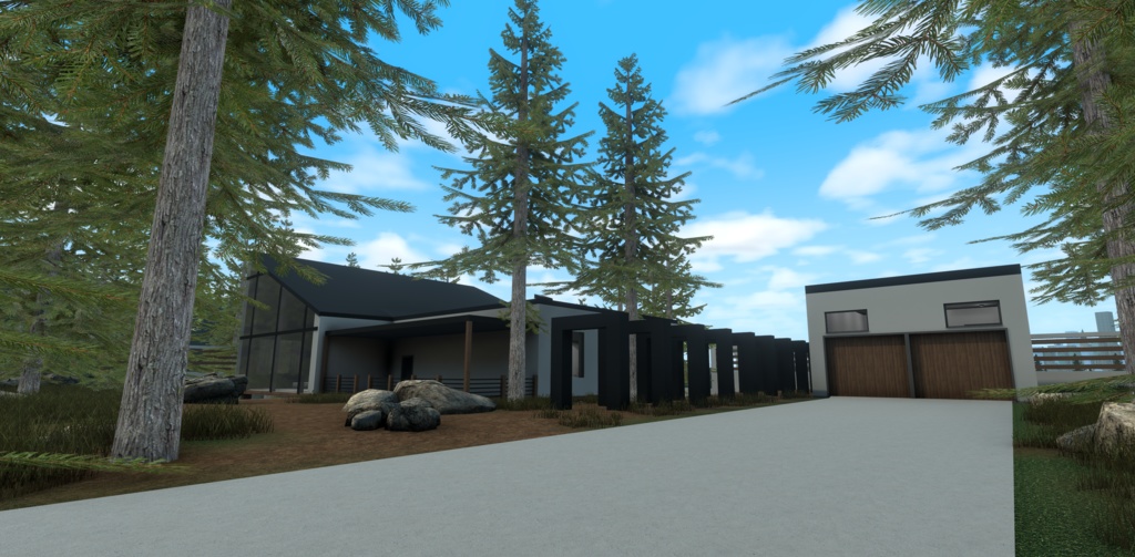 Bridgeport: Modern House/モダン家 (VRChat: Quest/PC)