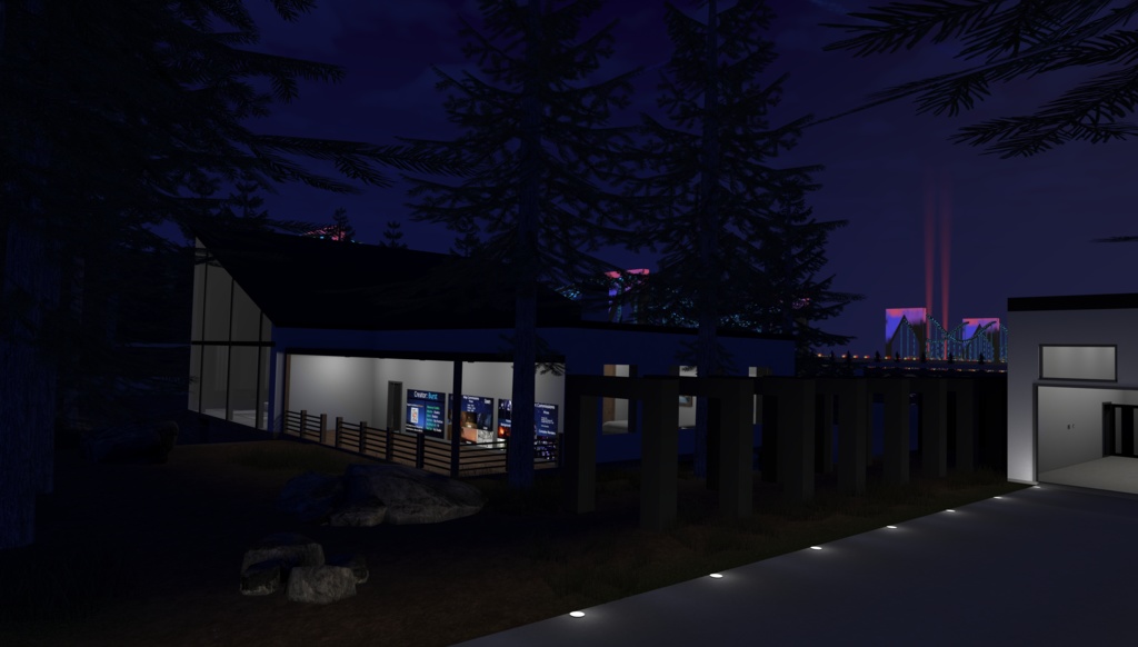 Bridgeport: Modern House/モダン家 (VRChat: Quest/PC)