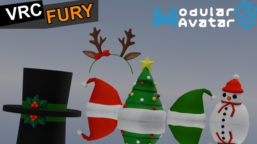 (VRChat) Christmas Hats