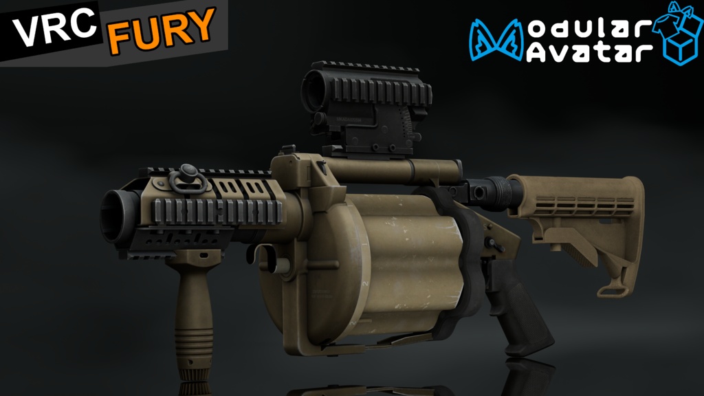 (VRChat) M32A1/Milkor MGL