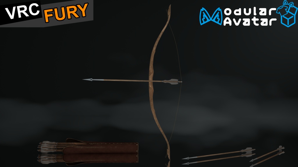 (VRChat) Wooden Bow