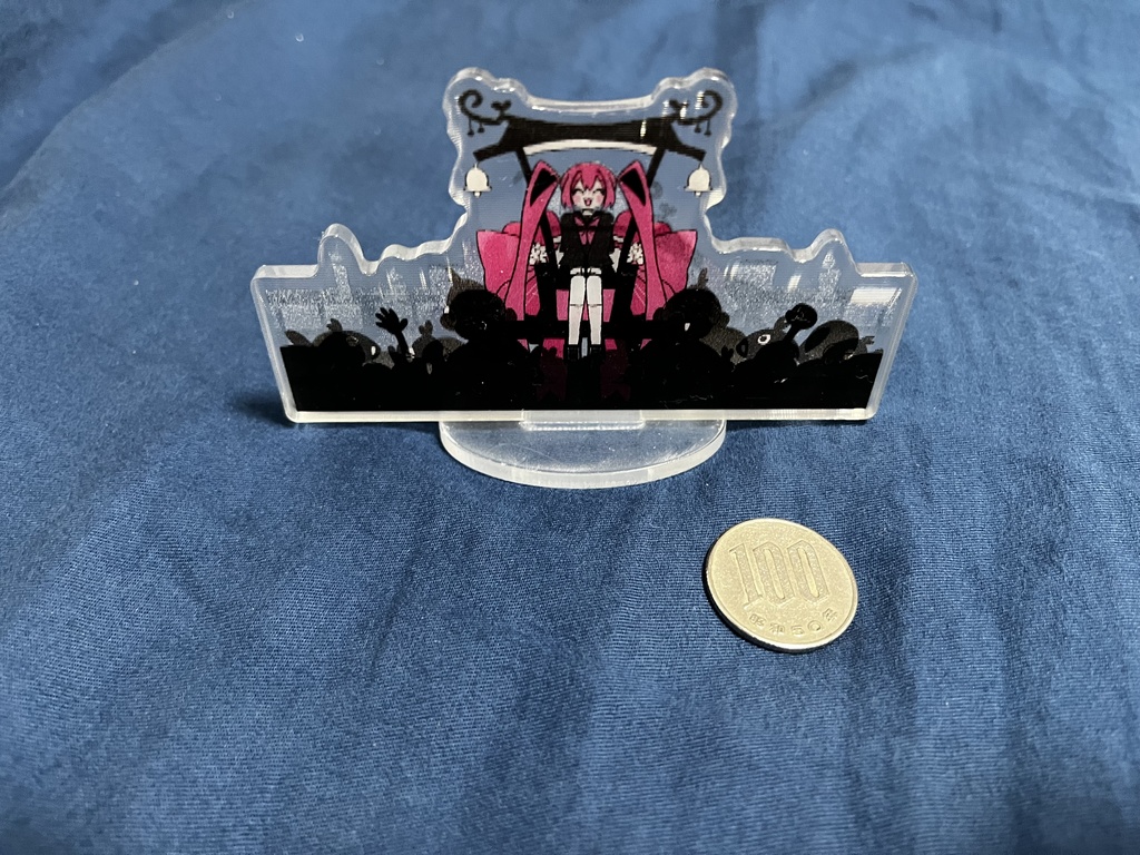 おみこしわっしょい！「にゅー！支配者のキャロル」レンチキュラーアクリルスタンド