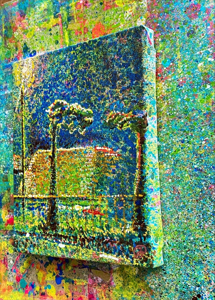 点描15-夜の街路樹