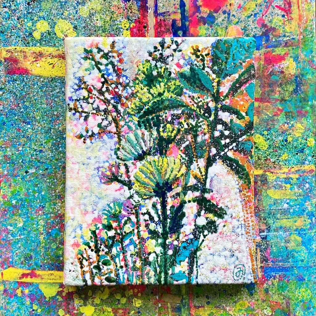 点描16-正月の花