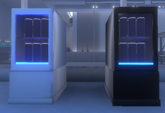【期間限定無料】ドリンク用冷蔵庫3Dモデル【VRChat】