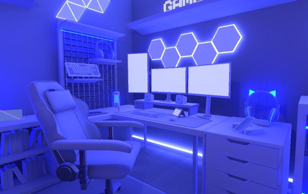 【期間限定100円販売!】KAWAII GAME ROOM【VRChatワールドアセット】